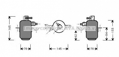 AVA QUALITY COOLING msd003 -  Осушитель, кондиционер